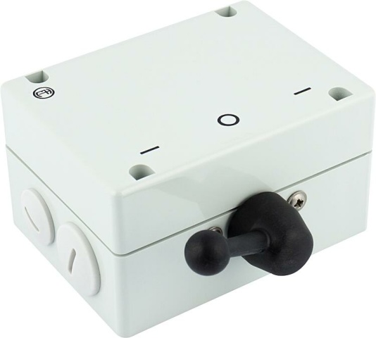 Interruptor inversor Elektra, aislado V2N W-LT8/2-G-MSX NUEVO