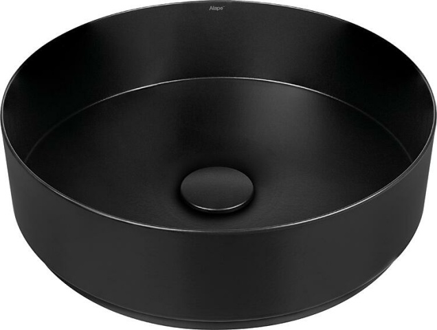 Alape KE400 Lavabo sobre encimera, Ø 400 mm Negro mate NUEVO