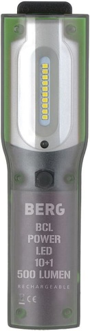 Berg LED akumulatorowa lampa robocza BCL POWER LED 10+1, 5W NOWOŚĆ