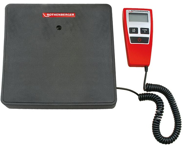 Rothenberger balanza digital para refrigerantesROSCALE 120 , max. 120kg NUEVO
