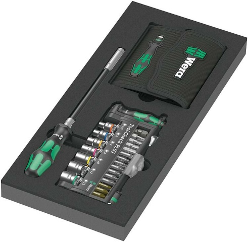 Wera Kraftform Kompakt + Check PLUS Set 1 57-piece tool set in foam module NEW