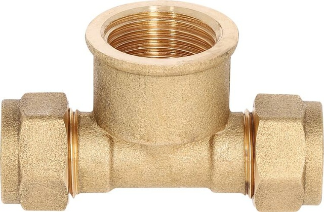 Compression fitting Ms. T-piece 22x DN20(3/4"") IG x 22 NEW