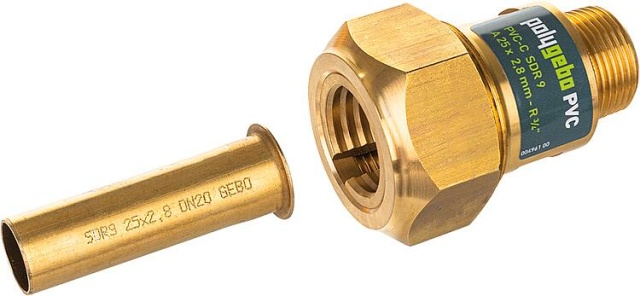 Gebo clamp connector Polygebo PVC A 25 x 2.8 mm - DN20(3/4) NEW