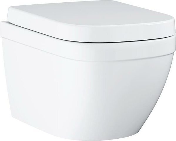 Grohe Combi-Pack Euro spülrandlos Keramik weiß, WC-Sitz Softclose, QuickRelease NEU
