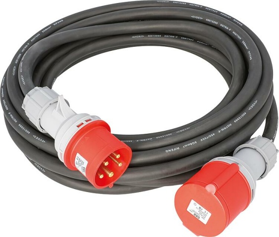 Przedłużacz CEE H07RN-F, 400V/32A, 5x6mm², 10m NOWOŚĆ