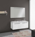 Evenes Set di mobili da bagno EBLI Serie MAB bianco...