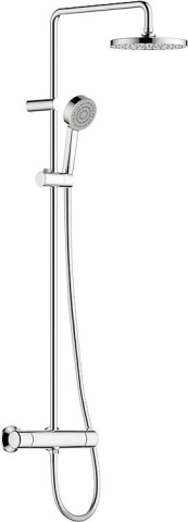 Hansa shower system Hansabasic with thermostat, overhead shower 200 mm, chrome NEW