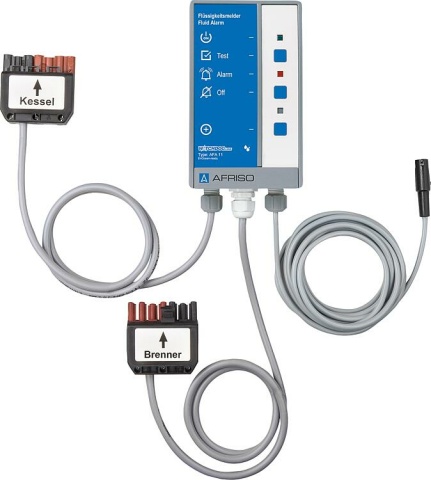Indicador de aviso de líquido Afriso AFA 11 BAS 230 V, con juego de conexión para quemador NUEVO