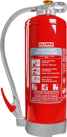 Gloria Extincteur à poudre Gloria P12PRO NOUVEAU