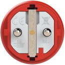 PCE safety plug rubber (red/black) NEW