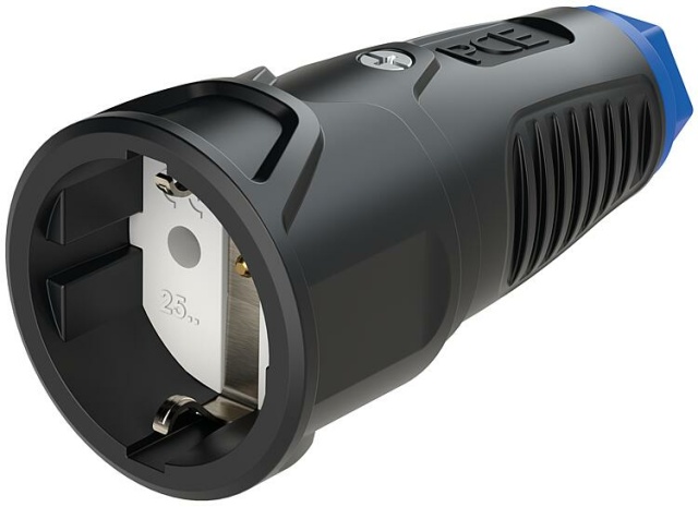 PCE earthing contact coupling rubber (black/blue) NEW