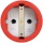 PCE earthing contact coupling rubber (red/black) NEW