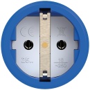 PCE earthing contact coupling rubber (blue/black) NEW