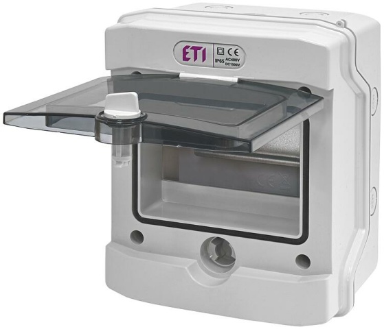 ETI surface-mounted small distribution board, ECH-6G, 1-row, damp-proof IP65 NEW