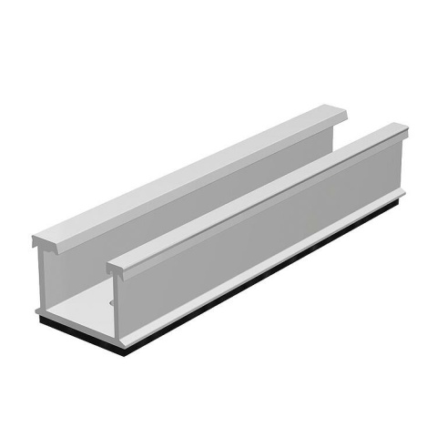 S-FLEX HS Schiene HK 125 Alu, l=125 mm, Loch 2x5/2x6 mm NEU