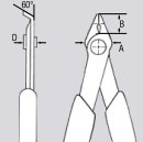 Knipex diagonal cutters Super Knips XL burnished length 140 mm NEW