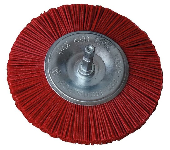 Bachler Nylon Wire Disc Brush with Hexagonal Holder NEW