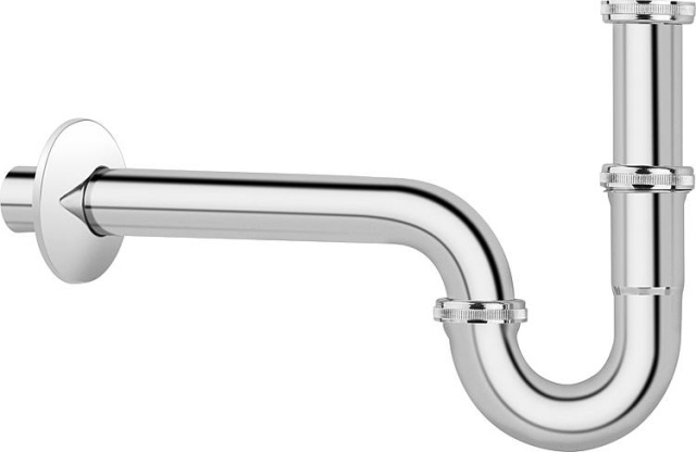 Tube Smell Trap Plus 1 1/4""x32mm Stainless Steel Chrome Plated NEW