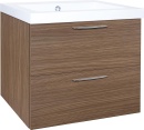 WTU+Wc in ghisa EKRY Oak Khaki, 2 cassetti 610x550x510mm...