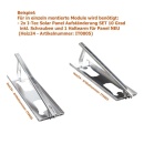 I-Tec Solar PV Panel Aufständerung Flachdach 8 Grad MITTELTEIL für PV Panel Breite bis 1150mm  NEU