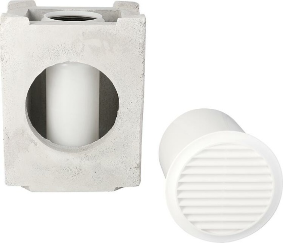 Skoberne Bypass-Schachtelement Skobifix XXs mit Lüftungsgitter, DN 80 NEU