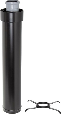 Prolunga per tetto Skoberne, DN 110/150 nero, 1000mm NUOVO