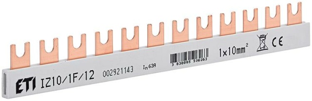 ETI Insulated busbar, IZ10/1F/12, 1-pole NEW