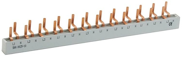 ETI Geïsoleerde rail SKN0029/10, 3-polig NIEUW