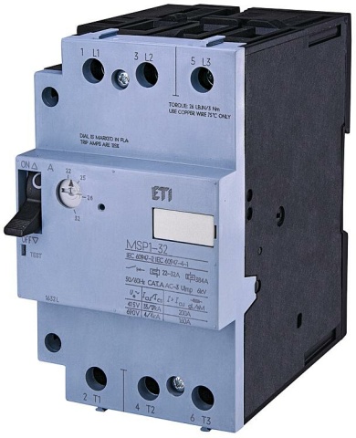 ETI Motor protection switch MSP1-32, REG NEW