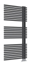 Evenes Towel Radiator Garda 1132 x 600 mm, Colour Black...