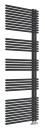 Evenes towel radiator Garda 1708 x 600 mm, colour black...