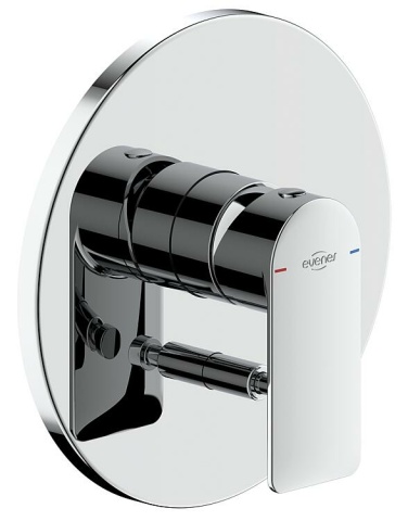 Evenes inbouw badmengkraan Nomoro rozet Ø 178 mm chroom NIEUW