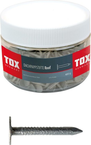 Tox roofing felt tacks Roof 2.8x30 mm (400g) NEW