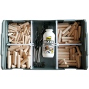 Tox L-BOXX Mini Wood dowel range 207 pieces NEW