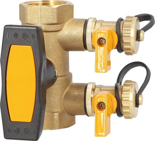 Flushing and filling unit DN25(1"") with insulating T-handle NEW