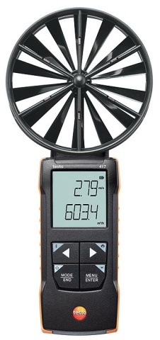 Anemometro a palette Testo 100 mm 417, 0563 0417 NUOVO