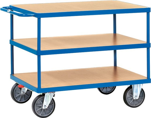 Fetra heavy-duty table trolley fetra® 2421 loading area 1000x600mm NEW