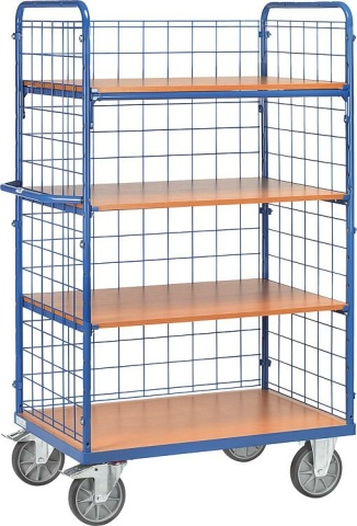 Fetra shelf trolley fetra® 8412-1 loading surface 1000x700mm NEW