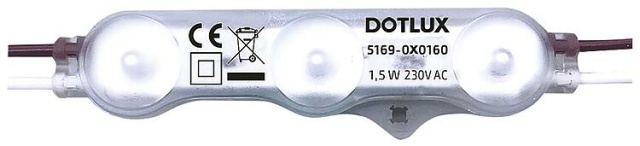 Module LED Dotlux ACplus 1,5W 160° IP67 6000K Chaîne de 100 NOUVELLE