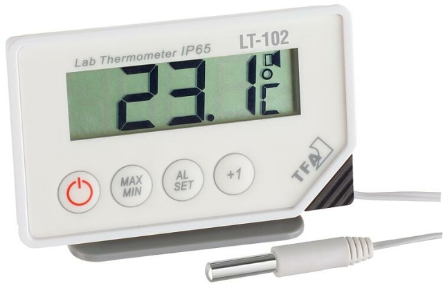 Dostmann Laborthermometer LT-102 mit Alarm inkl. Tauchfühler NEU