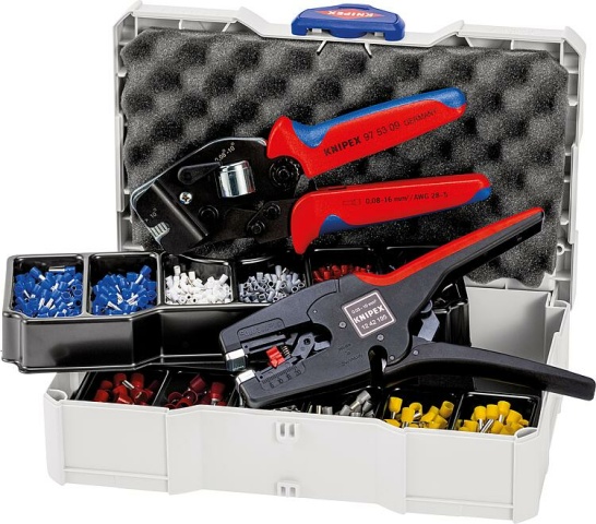 Knipex Crimp-Sortiment für Aderendhülsen 1252-teilig NEU