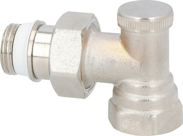 Terugslagklep type Standaard IG, messing vernikkeld, DN 10 (3/8"") Hoek NIEUW