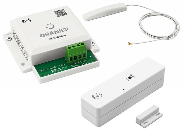 Kit système de contrôle de dépression Oranier Récepteur radio encastré et interrupteur de contact de fenêtre NOUVEAU