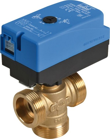 Válvula de inversión de 3 vías Remko, DN40 (11/2"") con junta plana NUEVO