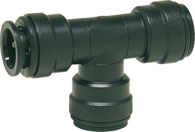 John Guest Connecteur en T 22 mm, (I/I/I) PM0222E NOUVEAU
