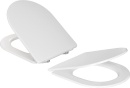 Evenes WC-Sitz AIMERA Compact Softclose Duroplast weiß Edelstahlscharnier NEU