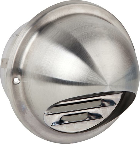 Paneir Hotte dair avec grille à lamelles SUS WH 150, jusquà 350 m³/h avec grille anti-mouches, RAL 9010 NEUF