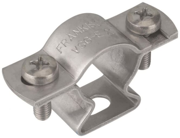 Fränkische Rohrwerke Abstandschelle M32 VSG-E32 Edelstahl V4A NEU