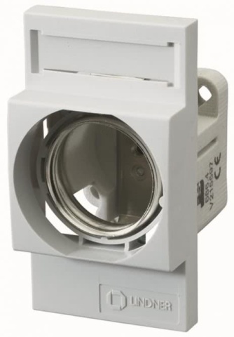 Mersen 00686.410000 DIII 63A 1p Schnapp D-Sicherungssockel m.Abdeckung DIAZED NEU