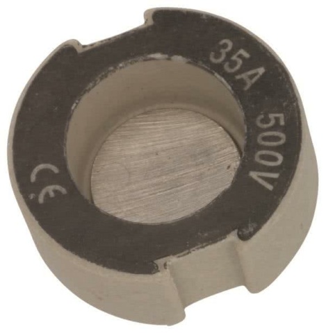 Mersen 01658.035000 DIII 35A black D-screw fitting insert NEW